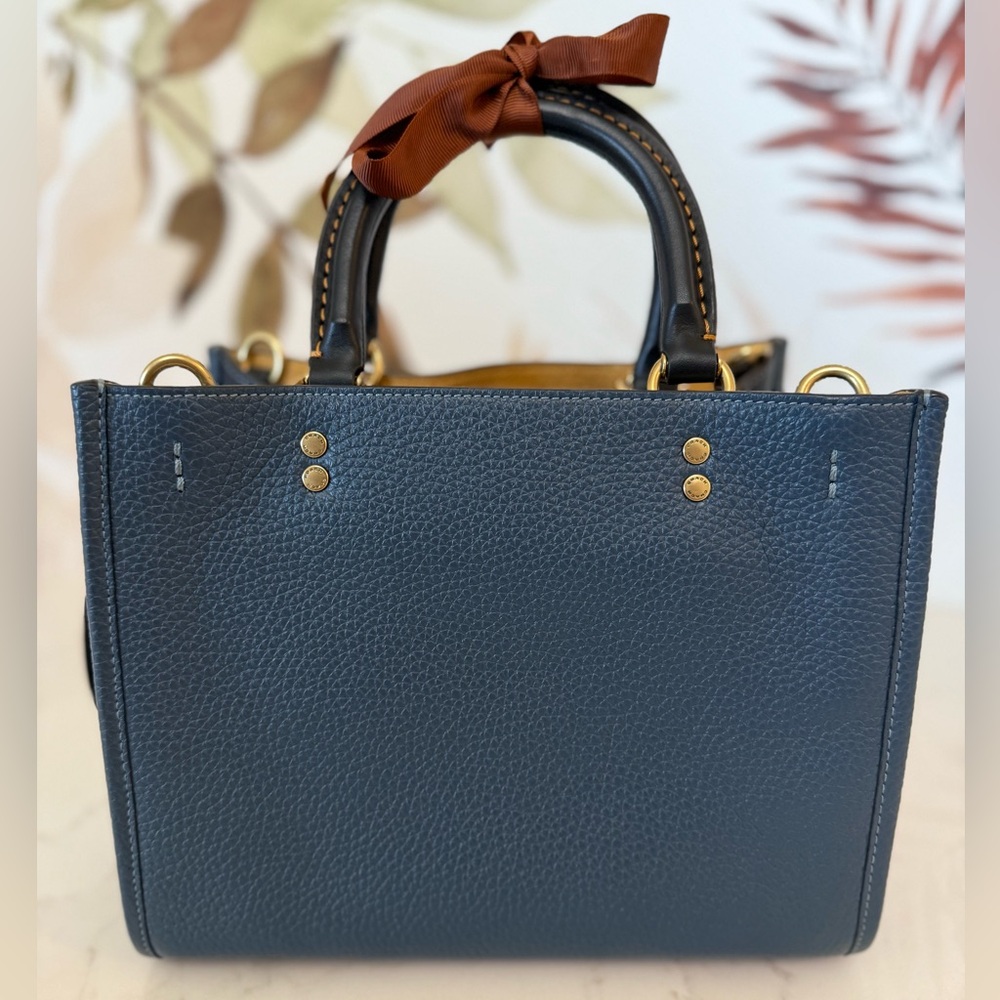 NWOT Coach Rogue 25, Denim Multi (Blue/Navy) - Picture 2 of 14